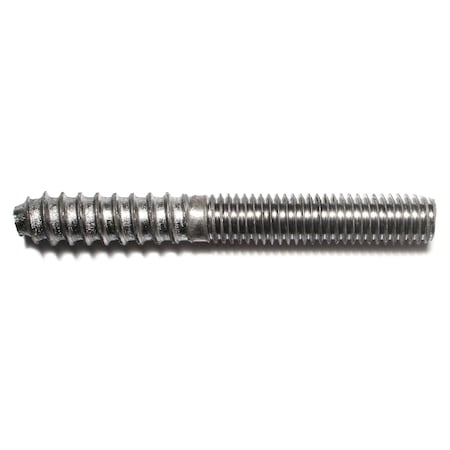 Midwest Fastener 1/2 in Thread to 1/2"-13 Thread, 25 PK Steel, Plain Finish 50910